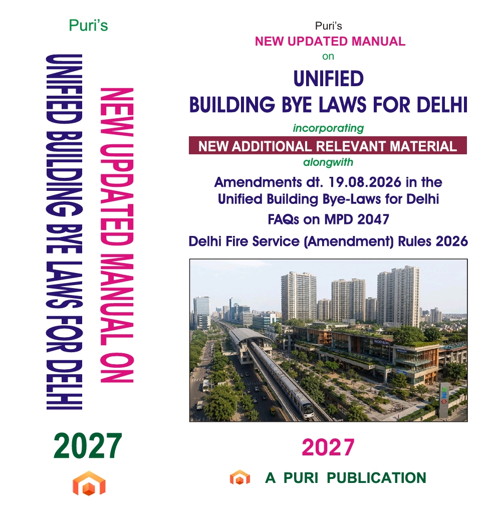 Puri's: Unified Building Bye Laws For Delhi 